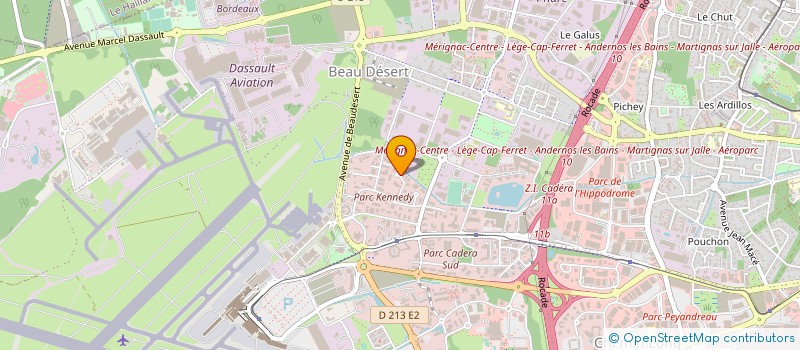 localisation de l'entreprise D.L.B.C à MERIGNAC