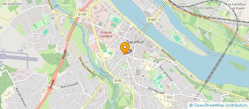 localisation de l'entreprise D.L.B. CONSTRUCTION  SAUMUR