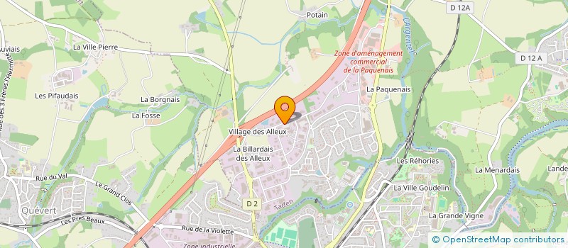 localisation de l'entreprise D.L.B. DETENTE LOISIRS BOWLING  TADEN