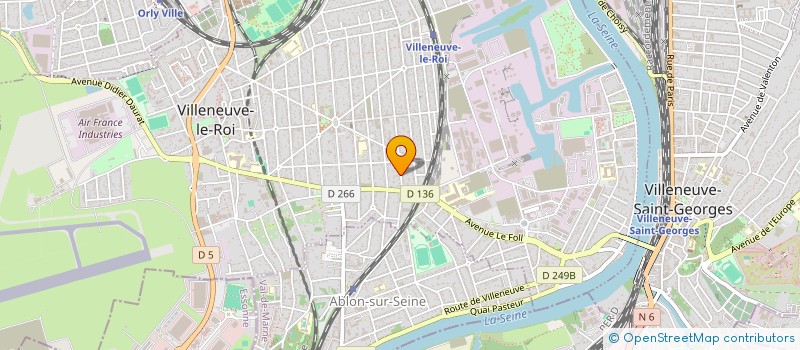 localisation de l'entreprise D.L. B.T.P.  VINCENNES