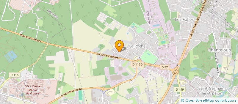 localisation de l'entreprise D&L BAT  LA FORET-LE-ROI