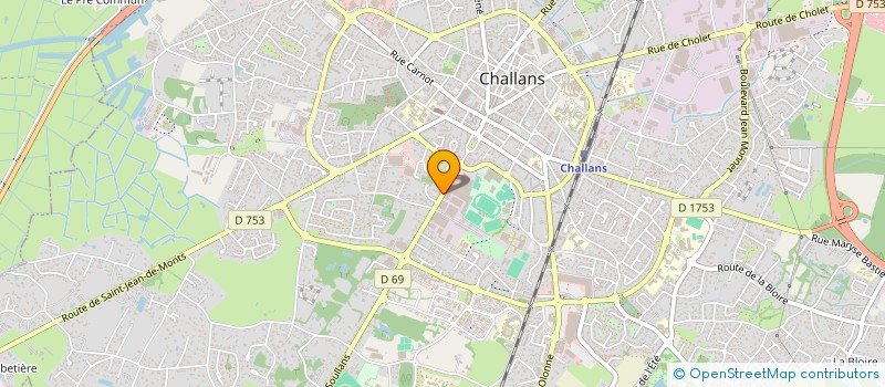 localisation de l'entreprise D L C à CHALLANS