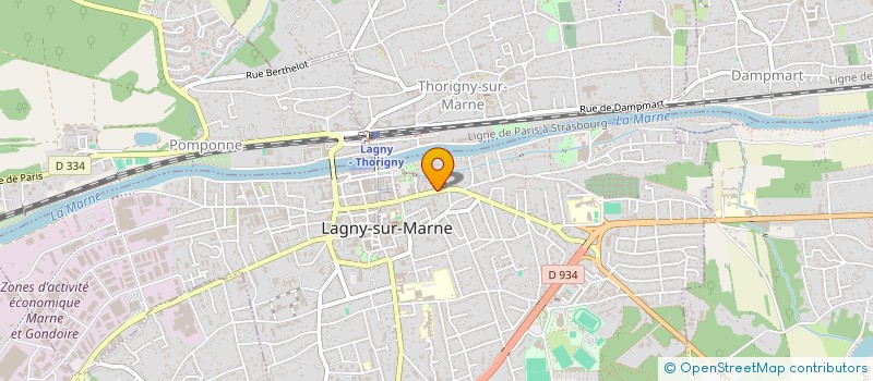 localisation de l'entreprise D.L.C. à LAGNY-SUR-MARNE