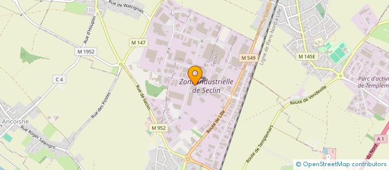 localisation de l'entreprise D.L.C. - DUFURIER LYS CONDITIONNEMENT à SECLIN