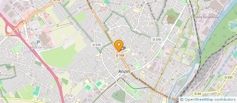 localisation de l'entreprise D&L CARLIER à ANZIN