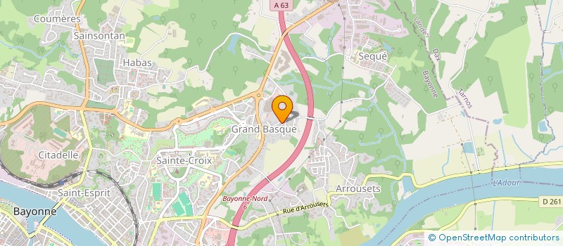 localisation de l'entreprise D.L CONSTRUCTIONS SARL à BAYONNE