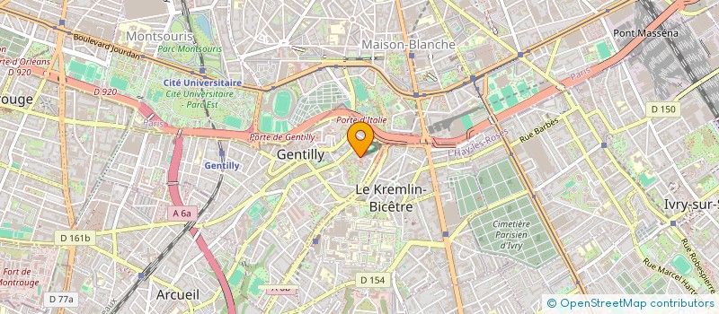 localisation de l'entreprise D.L.CONSULTANTS INGENIERIE à GENTILLY