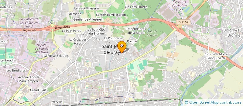 localisation de l'entreprise D.L CONSULTING à SAINT-JEAN-DE-BRAYE