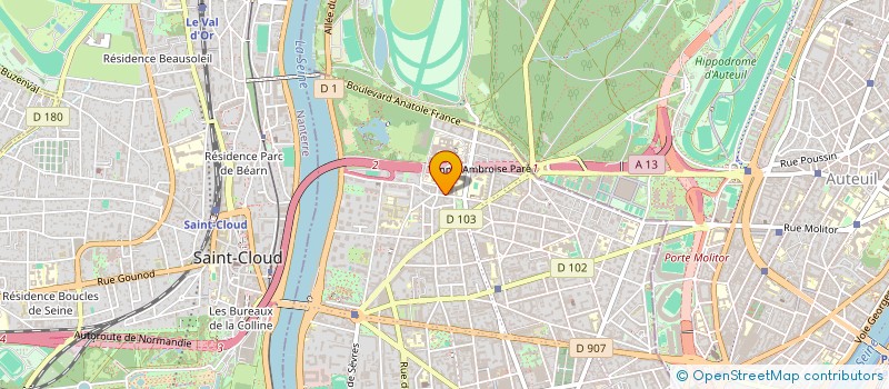 localisation de l'entreprise D&L CREATIONS à BOULOGNE-BILLANCOURT