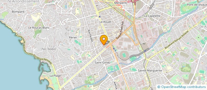 localisation de l'entreprise D.L CREATIVE à MARSEILLE