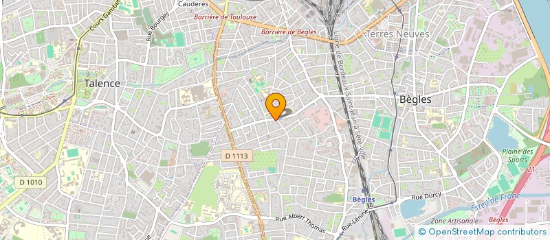 localisation de l'entreprise D L DIAS à BEGLES