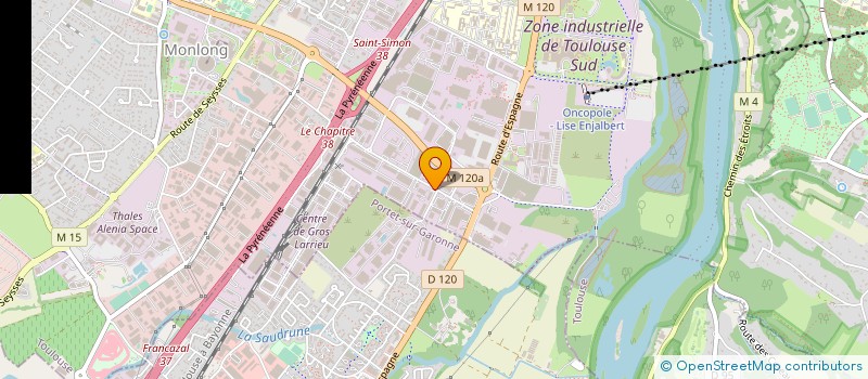 localisation de l'entreprise D.L.F à TOULOUSE