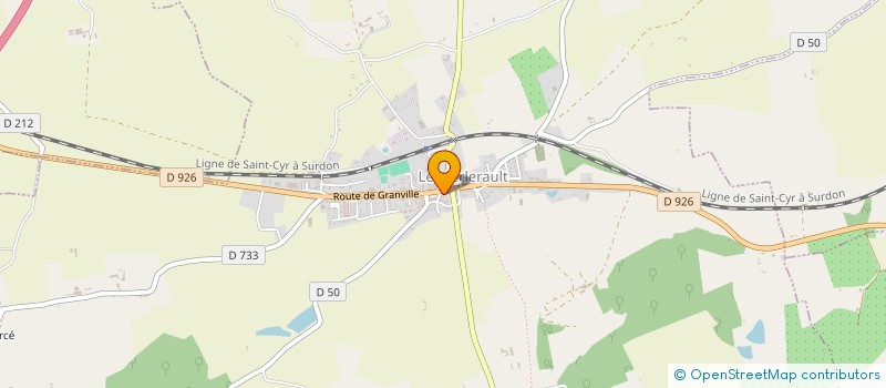 localisation de l'entreprise D.L.F.B. à LE MERLERAULT
