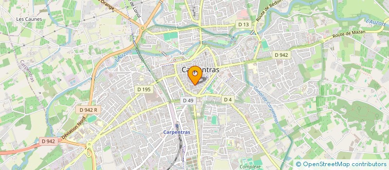 localisation de l'entreprise D L F SERVICES  CARPENTRAS