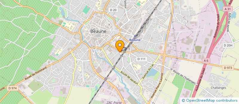 localisation de l'entreprise D.L.H. à BEAUNE