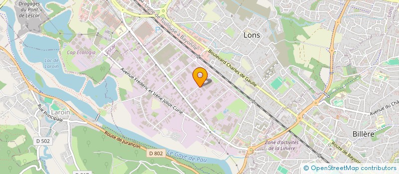 localisation de l'entreprise D L HOLDING à LONS