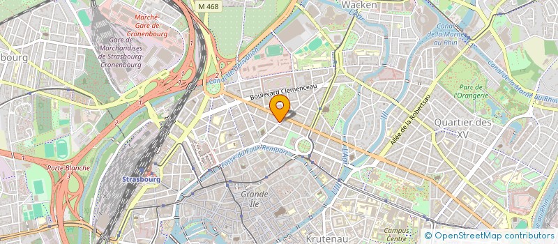 localisation de l'entreprise D.L. HOLDING à STRASBOURG