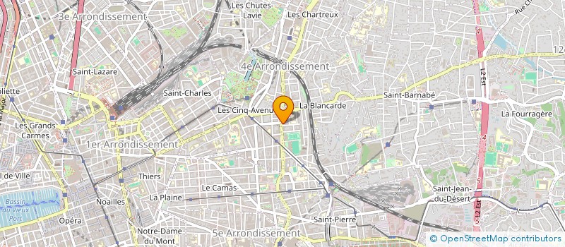 localisation de l'entreprise D.L.I NIGHT  MARSEILLE