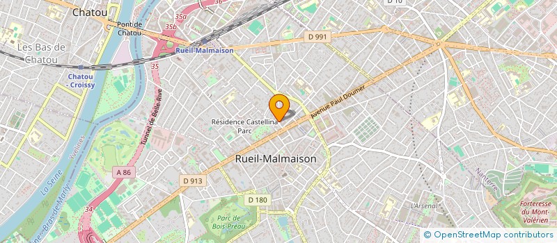 localisation de l'entreprise D.L IMMOBILIER à RUEIL-MALMAISON