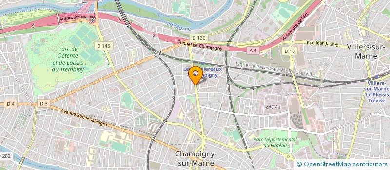 localisation de l'entreprise D L INFORMATIQUE à CHAMPIGNY-SUR-MARNE