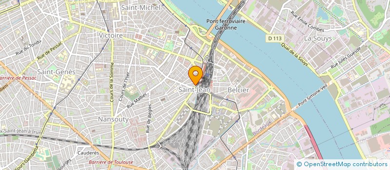 localisation de l'entreprise D.L.L. à BORDEAUX
