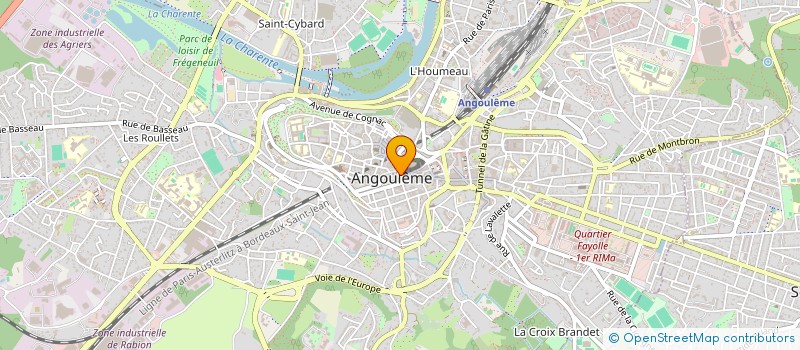 localisation de l'entreprise D.L.M. à ANGOULEME