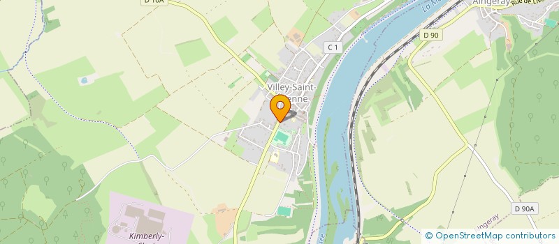 localisation de l'entreprise D.L.M.  VILLEY-SAINT-ETIENNE