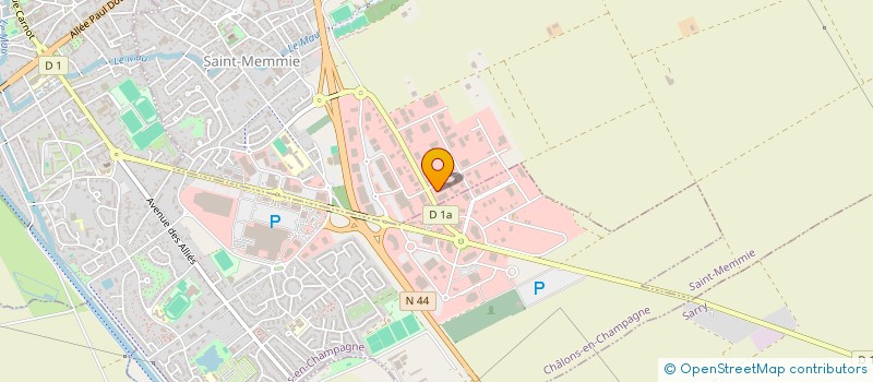 localisation de l'entreprise D.L.M. AUTOMOBILES  SAINT-MEMMIE