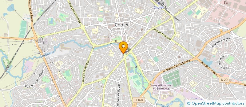 localisation de l'entreprise D.L.M EXPRESS à CHOLET