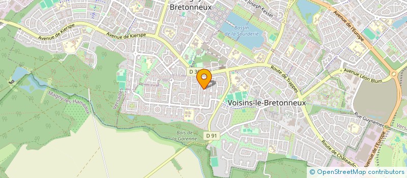 localisation de l'entreprise D&L NUMERIQUE à VOISINS-LE-BRETONNEUX