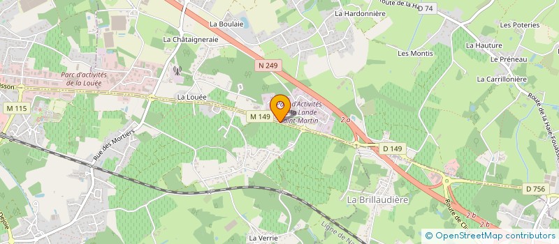 localisation de l'entreprise D.L.P à HAUTE-GOULAINE