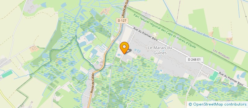 localisation de l'entreprise D.L.P.  GUINES