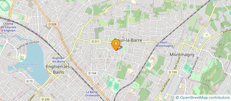 localisation de l'entreprise D.L.P. TRAITEUR à DEUIL-LA-BARRE