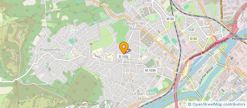 localisation de l'entreprise D.L.P. VIDEO  METZ