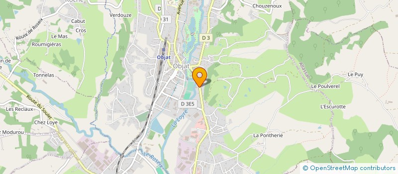 localisation de l'entreprise D.L. PRIMEURS à OBJAT