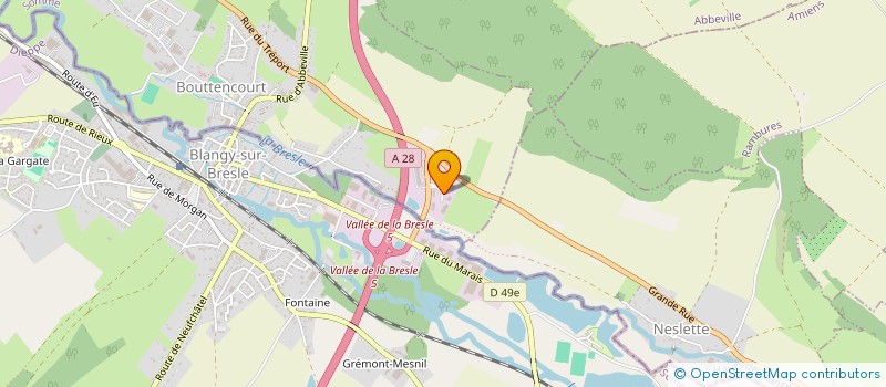 localisation de l'entreprise D.L.R.G.  BOUTTENCOURT