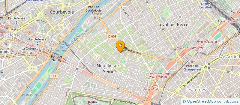 localisation de l'entreprise D.L.R.M à NEUILLY SUR SEINE