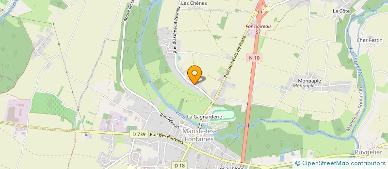 localisation de l'entreprise D. L. RENOVATION 16 à MANSLE-LES-FONTAINES