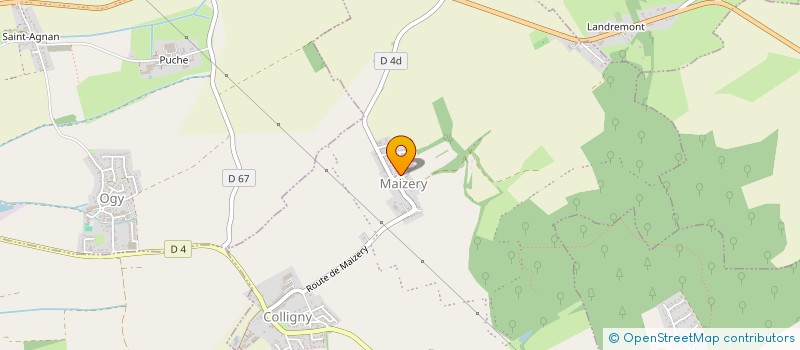 localisation de l'entreprise D-L-S-  COLLIGNY-MAIZERY