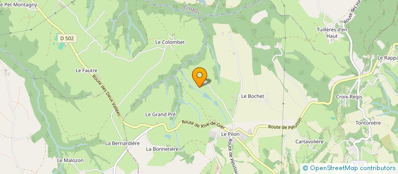 localisation de l'entreprise D.L.S.  LES HAIES