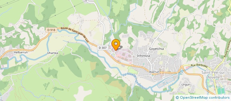 localisation de l'entreprise D.L.S.  SAINT-PEE-SUR-NIVELLE