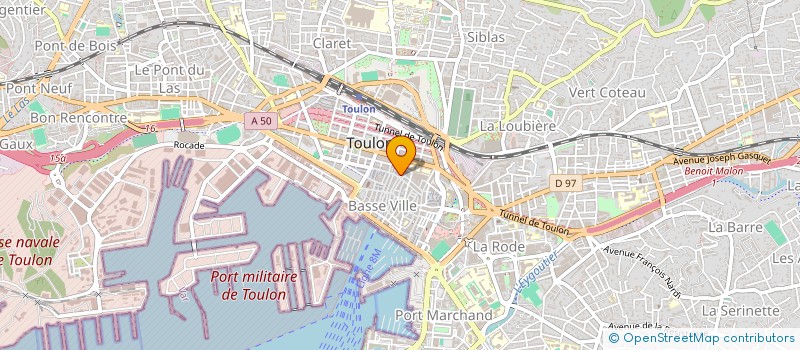 localisation de l'entreprise D L S G  TOULON