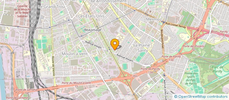 localisation de l'entreprise D L SERVICE  LYON