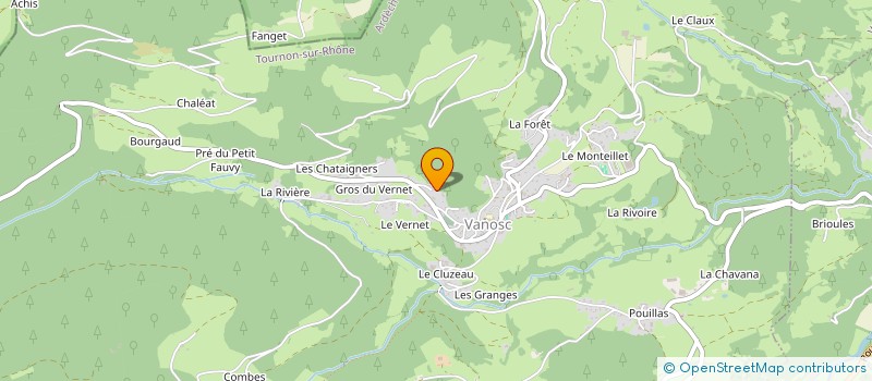 localisation de l'entreprise D.L SERVICES  VANOSC