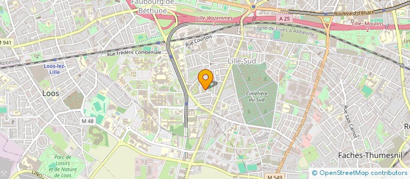 localisation de l'entreprise D L T CONSTRUCTIONS à LILLE