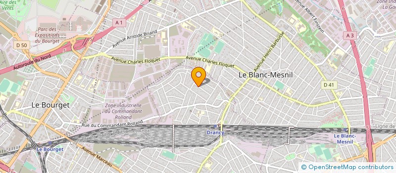 localisation de l'entreprise D L T SERVICES à DRANCY