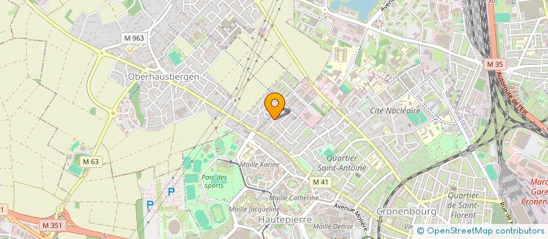 localisation de l'entreprise D-L TAXI à PFULGRIESHEIM
