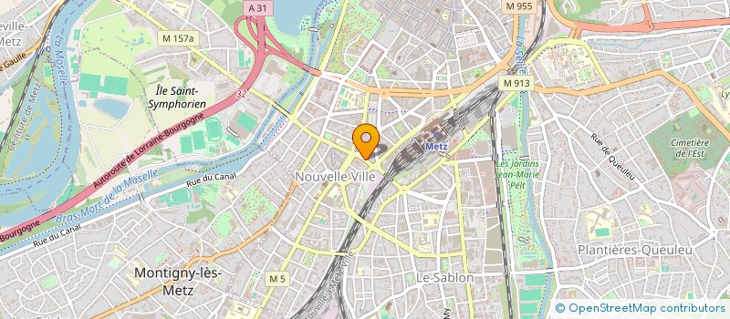 localisation de l'entreprise D.L. VI  METZ