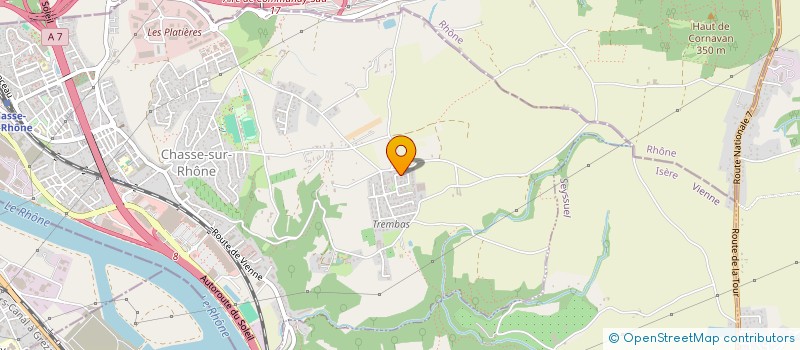 localisation de l'entreprise D'LEA  CHASSE-SUR-RHONE