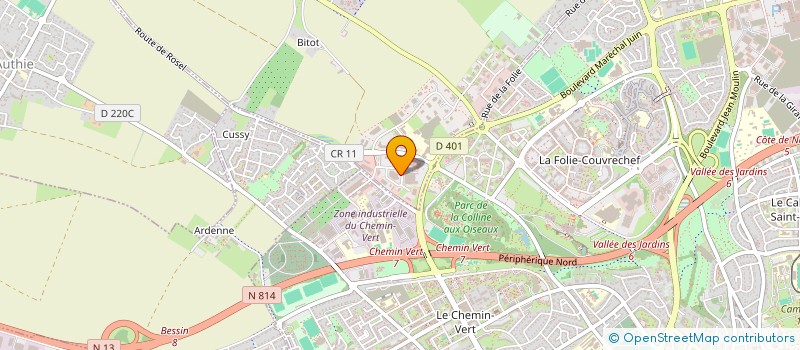 localisation de l'entreprise D.LEBLOND S.A. à SAINT-CONTEST